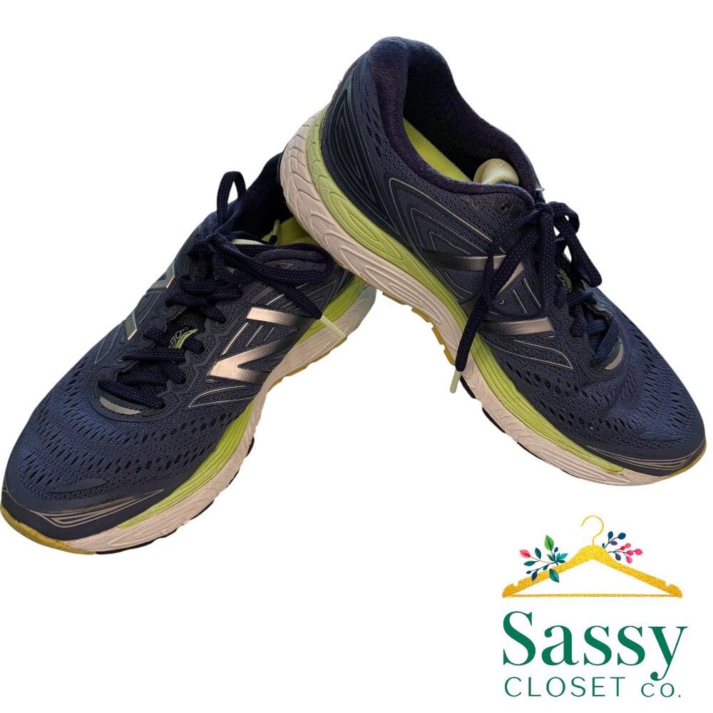 ✨ NEW BALANCE 880v7 Gray Blue TRUFUSE Cushion Running Shoes 7 EUC 👟